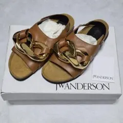 JW ANDERSON チェーンサンダル ブラウン　40のサムネイル
