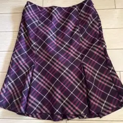 BURBERRY BLUE LABEL フレアスカート