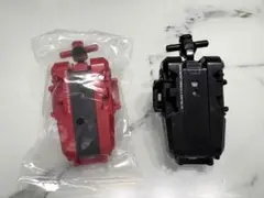 ベイブレードx ストリングランチャー　黒　赤　セット
