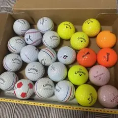 ゴルフ　ロストボール　25個