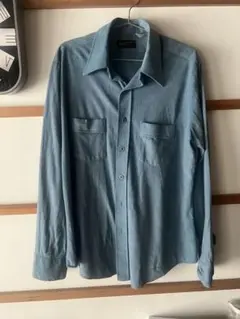 スウェード シャツ ブラウス vintage 古着のサムネイル