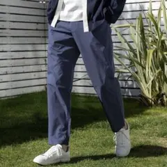 美品☆試着のみ GLOBAL WORKイージーパンツ ネイビーブルー Mサイズ