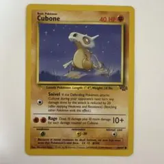【英語版】カラカラ Cubone 40/95 ● eカード 2枚セット Cubone (EX Team Magma vs Team Aqua 40) - Bulbapedia, the community