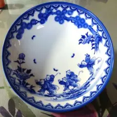 鍋島華山 唐子 大きなボウルのサムネイル