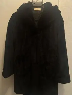 ブラック ファーコート