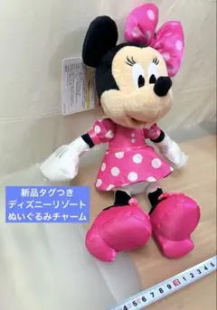 ディズニー ミニーちゃん ぬいぐるみ キーホルダー ピンク - メルカリ