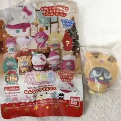 新品ぷちとも 산리오 キャラクターズ みんなでクリスマス マスコット ばつ丸