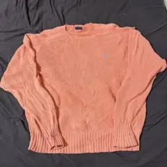 90s Hong Kong製　ラルフローレン　コットンニット