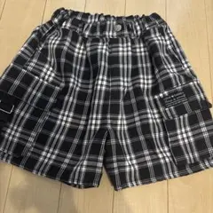 LOVE RABBY チェック柄 ハーフパンツ