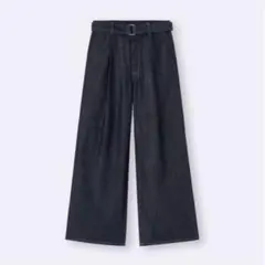 デニム ワイドパンツ