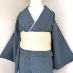 高級【新品未使用】しじら織 白 浴衣（呉服店デッドストック品 帯