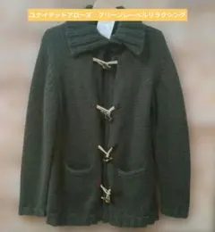 ニットダッフル united arrows オリーブ　Mサイズのサムネイル
