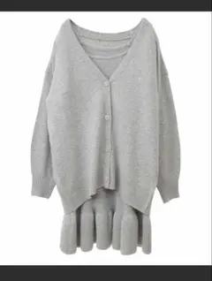 【未使用品】31 Sons de mode ロングカーデセットミニワンピース