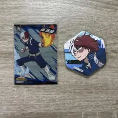 僕のヒーローアカデミア ヒロアカ 轟焦凍 カード、缶バッジセット