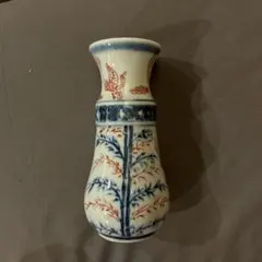 L262」長期保管品 南京染付瓶 用途不明 花瓶？ - メルカリ