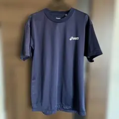 asics ネイビー Tシャツ