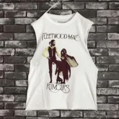 フリートウッドマック Rumours ノースリーブ バンドtシャツ バンt 白
