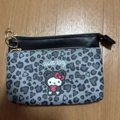 ハローキティ レオパード柄ポーチ