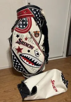 レア◆ガオモンスター◆Srixon◆ゴルフバッグ◆アメリカンフラッグ◆使用感あり