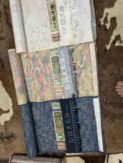 マ*ー様 結城紬 反物 正絹 手織紬　長さ12m 幅38cm マ*ー様 結城紬 反物 正絹 手織紬 長さ12m 幅38cm - メルカリ