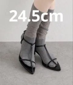 【24.5cm】ポインテッドトゥクロスストラップサンダルのサムネイル