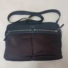 Paul Smith ポールスミス ショルダーバッグ 紺と茶 好配色 人気商品