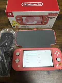 【保証付】Switch Lite あつまれ どうぶつの森セット しずえアロハ柄