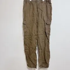 カーゴパンツ 茶色 ブラウン 【L相当】レディース メンズ ユニセックス