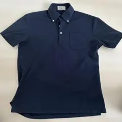 【古着】ORIHICA GARAGE ポロシャツ ネイビー M