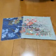 和柄　ハンカチ　２枚組