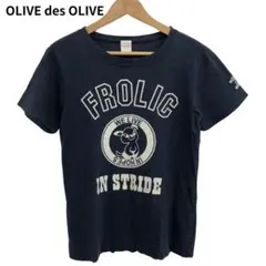 オリーブデオリーブ　アニマルTシャツ　レディース　キャラクター　プリント　ロゴ