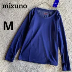 タグ付　MIZUNO ミズノ　カットソー　M ネイビー　スポーツ　ランニング
