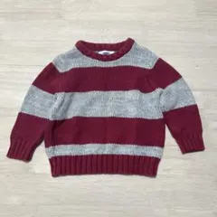 OLD NAVY ボーダーニットセーター 12-18M