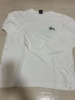 【STUSSY】ステューシー ロンT 長袖Tシャツ M ホワイト
