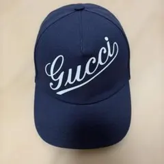 GUCCI ベースボールキャップ ネイビー ロゴのサムネイル