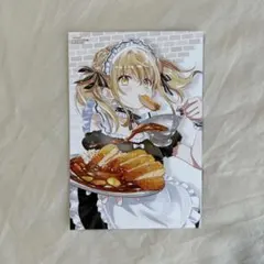 飯テロ系グラドルは我慢できない！？　メロンブックス特典 イラストカード