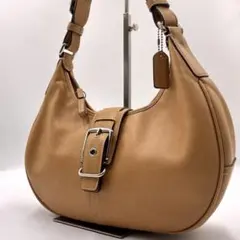 【希少】COACH　ソーホー レザーワンショルダーバッグ キャメル y2k
