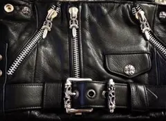 CHROME HEARTS TLTRY DFFL LTHR セカンドバッグ - メルカリ