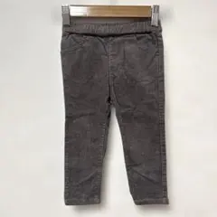 MIKIHOUSE リボン付きコーデュロイパンツ グレー　　90cm