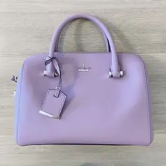 ケートスペード 薄ピンク 合成皮革 ハンドバッグ