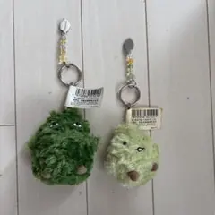 愛知万博 モリゾーとキッコロ キーホルダぬいぐるみ 2点セット