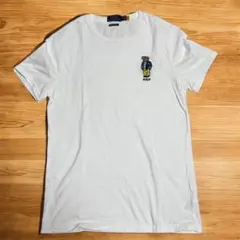 ラルフローレン ポロベア刺繍　Tシャツ M カスタムスリム フィット　ホワイト