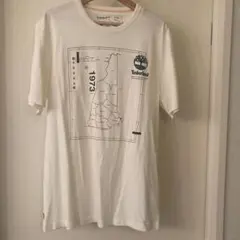 【新品】Timberland 1973 プリント 半袖Tシャツ ホワイトのサムネイル