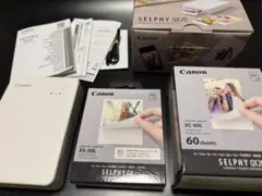 ⭐︎新同品 Canon SELPHY QX20 ホワイト インク/ラベル2点セット