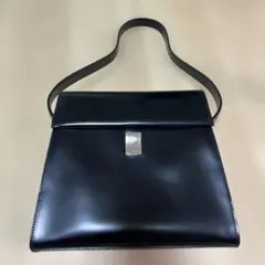FURLA ★黒 レザー ショルダーバッグ