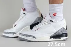 エアジョーダン3 セメント27.0cm Nike Air Jordan 3 Retro 