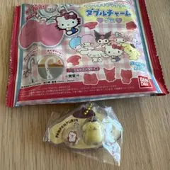 サンリオ　パッケージチャーム　ポムポムプリン　ダブルチャーム