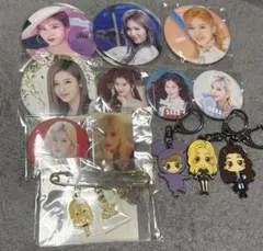 SANA サナ 缶バッジ ラバーキーホルダー