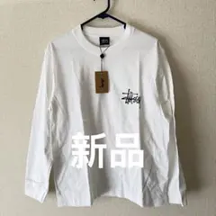 Stüssy ホワイト ロングスリーブTシャツ S