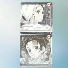 【鬼滅の刃】　竈門炭治郎　竈門葵枝　コースター　立志編　ダイニング